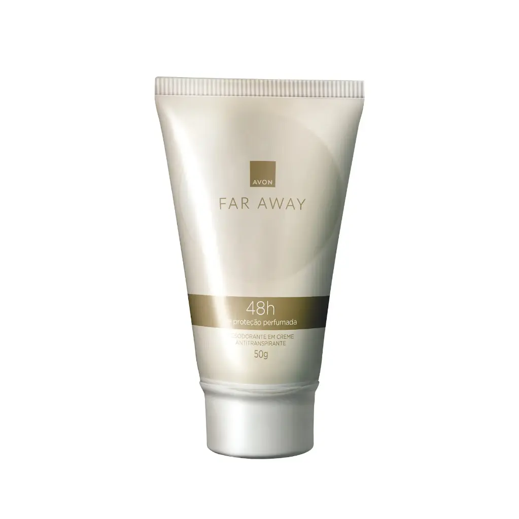 مزيل عرق كريم فار أواي أورجينال –AVON Desodorante de Proteção Far Away - 48h 