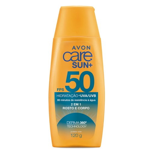 [136063] واقي شمس أفون كير  للوجه والجسم SPF 50 – ترطيب + حماية UVA/UVB (2 في 1)