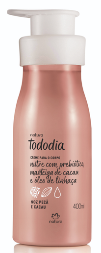 [2820] كريم مغذٍ معطر للجسم تودوديا بجوز البقان والكاكاو Creme Desodorante Nutritivo para o Corpo Tododia Noz Pecã e Cacau
