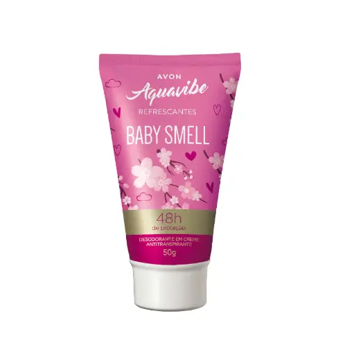 [135725] مزيل عرق كريم أكوافايب برائحة الأطفال – 50غ AVON Desodorante Baby Smell